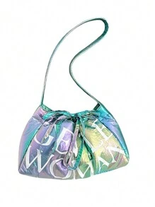 Jacjzawa Nuevo estilo de bolso de hombro, bolso versátil estilo nube y dumpling, bolso de moda tipo puff, bolso de mano para señoras, bolso de axila