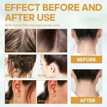 ikt Set de 3 peines de peinado, 1 cepillo de cerdas, 2 cepillos grandes de pelo de cerdo para alisar el cabello y 1 barra de cera para el cabello de 75g para eliminar el frizz - barra de cera - Ver 6