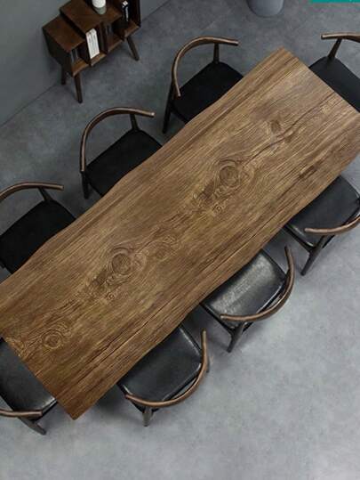 1pc Wooden Pattern Wall Paper, Self Adhesive Waterproof Wallpaper, Stain Resistant Wallpaper For Furniture, Renovation Stickers Peel Wall Panels, Wall Paper, Wallpapers, Spring Decoration Items Refresh Your Home, Festival Decoration Stickers Gifts Birthday Graduation