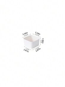 1/5 piezas Organizador de cajón de cocina, Organizador divisor de gabinete, Juego de almacenamiento combinable libremente, Organizador divisor de cajón y caja de almacenamiento, Caja de almacenamiento multifuncional, Estante de exhibición de cubiertos, Accesorios para cocina, dormitorio, baño, oficina. - Blanco - Ver 12