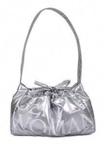 Jacjzawa Nuevo estilo de bolso de hombro, bolso versátil estilo nube y dumpling, bolso de moda tipo puff, bolso de mano para señoras, bolso de axila