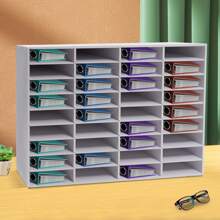 36 Fächer Literatur Organizer, 100*30*61cm Schreibtischablage, Dokument Datei Rack, Postsortierer Aktenhalter, Abnehmbare Partition