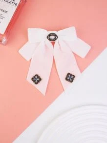 1pc Handmade Floral Flocked Collar, Suitable For Banquet, Campus, Activities, Performances, Hosting, Business Meetings, Shirts, Uniforms, Casual Outfitting Valentines - Four Leaf Clover - View 10