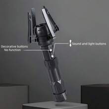 决斗光剑玩具，多种颜色可选，2 个可连接在一起，适合青少年和成人，非常适合角色扮演和礼物（1 个需要 3 节 AAA 电池） - 彩色 - 查看 8