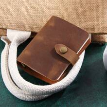 Cuaderno de A9, planificador recargable hecho a mano con anillas, mini libreta de hojas sueltas de piel vintage con 3 anillas, cubierta de piel personalizada - Multicolor - Ver 14