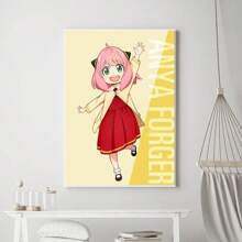 1PC Anime Spy X Família Anya Pôster Impressões Pôster Pintura de Parede Quarto Sala de Estar Parede Bar Restaurante Sem Moldura