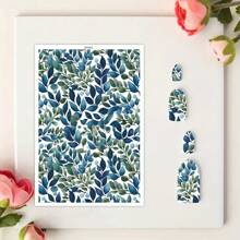 CYFUN DESIGN 1 件花朵花卉软陶瓷耳环水转印纸彩绘小花手工粘土一次性水溶性贴纸返校，返校，学校用品 - 彩色 - 查看 5