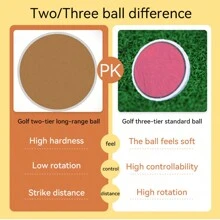 3 pièces Balles de golf personnalisées, balles de pratique en caoutchouc à double couche avec nom personnalisé, cadeau idéal pour les sports d'équipe, Noël, la Saint-Valentin, Pâques, la remise des diplômes
