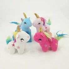 Jouet en peluche de chien licorne mignon - Matériel, convient aux petits chiens pour jouer