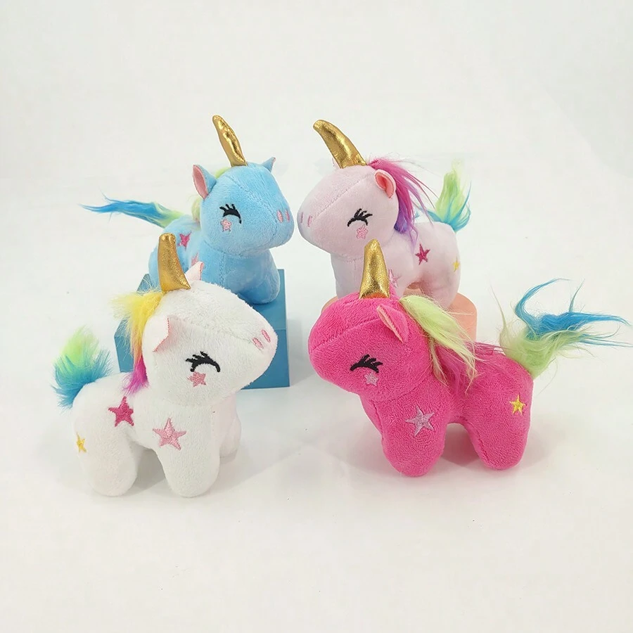 Jouet en peluche de chien licorne mignon - Matériel, convient aux petits chiens pour jouer