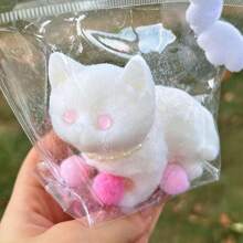1 件 Squishy Cat 挤压玩具，Taba Squishy Cat Kawaii 粘性 Squishies 缓解压力的 Squishies 适合派对礼物，捏捏家庭 Squishy 玩具，坐立不安玩具 Squishy 适合成人 - 彩色 - 查看 7