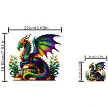 1/2 piezas Pegatinas termoadhesivas con diseño de estampado de dinosaurio, lavables y aptas para ropa, bolsas, vaqueros y elementos decorativos