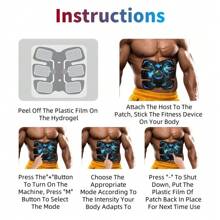 Slouchy Abdominal Exerciser Electric Abdominal Exercise Easy To Build Abdominal/Arm/Leg Muscles - Blue - View 4