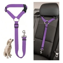 1pc Pet Retractable Adjustable Buffered Seat Belt Tether Leash, Dog Car Seat Belt Suitable For Large, Medium And Small Pets, Dog Seatbelt, Dog Car Seat, Beach, Sun, Travel