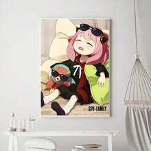 1PC Anime Spy X Família Anya Pôster Impressões Pôster Pintura de Parede Quarto Sala de Estar Parede Bar Restaurante Sem Moldura