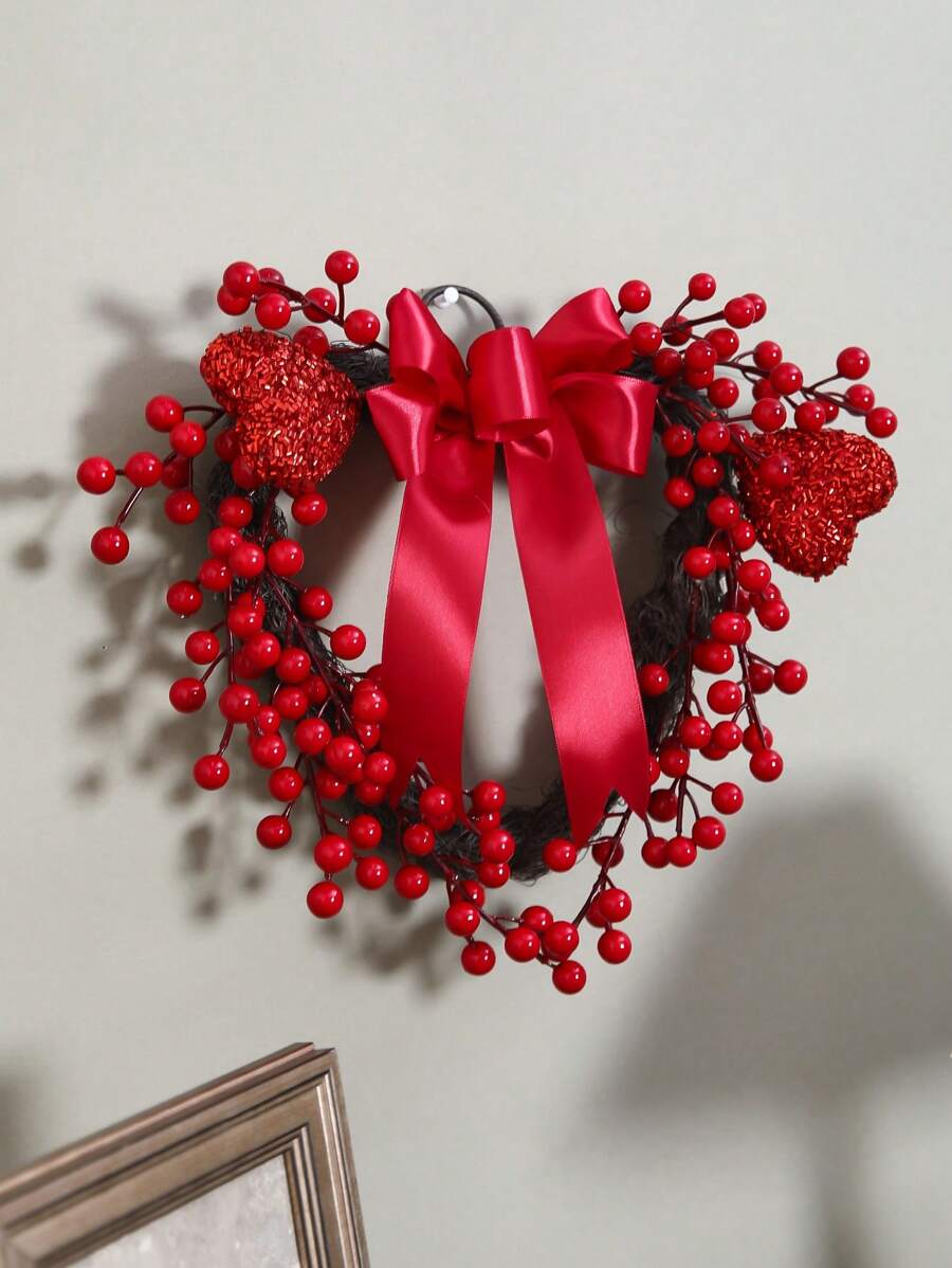 1pc Simulation Flower Garland Home Living Room Bedroom Wedding Valentine's Day Mother's Day Chinese New Year Party Decoration - Multicolor - View 1