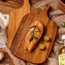 1 pezzo Tagliere per formaggi, vassoio da portata, tagliere quadrato, vassoio per frutta/verdura, utilizzabile su entrambi i lati, vassoio in legno decorativo per preparare i pasti - Marrone ruggine - Visualizzare 3