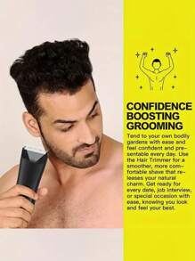 男女通用电动体毛修剪器，电动剃须刀，电动私处毛发修剪器，陶瓷刀片男士卫生剃须修剪器，全身护理 - 白色 - 查看 10