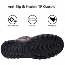 Riemot Women's Snow Boots, Waterproof Winter Boots For Dog Walking Hiking Trekking Fishing Riding Hunting, Mucker Yard Boots Gardening Shoes Warm Anti-Slip Ankle Boots - Hot Pink - View 5