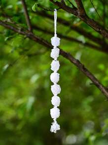 1PC Natural Crystal Chakra Pendant Tumbled Healing Stone Car Pendant Yoga Chakra Energy Gem Decoration Gift - Chakras - View 5