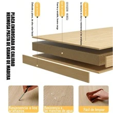 Buró Mesa De Noche Moderno Para Recamara Estilo Vintage - Marrón - Ver 6