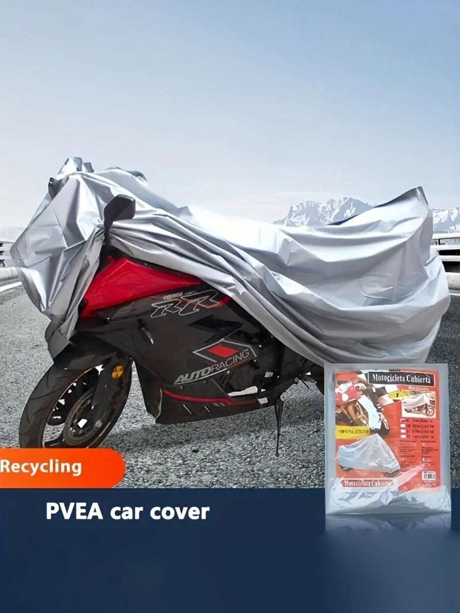 EVA Material Motorcycle Cover - Waterproof & UV Resistant For All Seasons, Suitable For Motorcycles, Electric Bicycles And Mopeds - Weather-Resistant Outdoor Protection - Multicolor - View 1