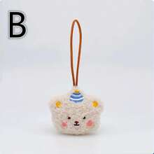 A Bear,Skin-Feel,Matching Phone Charms Phone Case Compatible With IPhone16/7/8/11/12/13/14/15/X/XR/Xs/Plus/Pro/Pro Max/SE2 Waterproof Shockproof Anti-Fall Scratch Resistant - antique white[0] - View 14