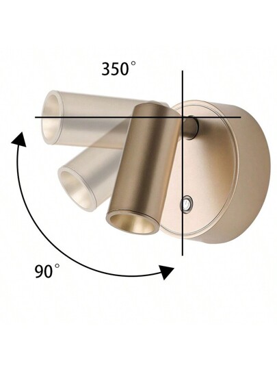 Wireless Magnetic Suction Controlled Charging Wand Lamp, Reading Night Light, Bedroom Lighting, Spotlights view 7