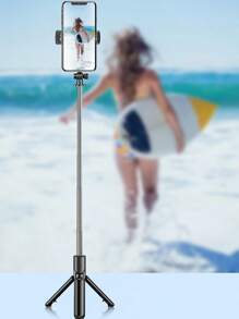 Trípode/palo para selfies con Bluetooth retráctil y conveniente para llevar el soporte para teléfono móvil