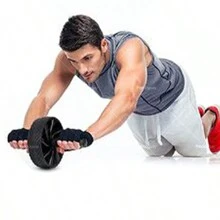 La rueda abdominal, es un equipo de fitness para el ejercicio diario, se utiliza en el entrenamiento físico. El diámetro de la rueda individual es de 18 cm.
