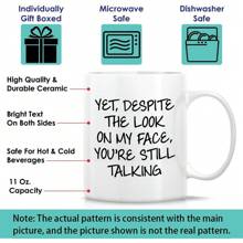 MAUAG Funny Mothers Day Mom Coffee Mug, Dear Mom, Thanks 4 Putting Up With A Spoiled... Love, Your Favorite Best Birthday Gifts For Mom, Mother Cup, White 11 Oz - 16 - View 3