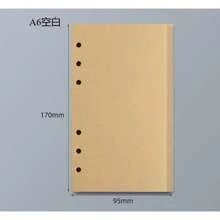 A6/A5 活页笔记本补充插页、旅行日记替换页、适用于学校用品、返校 - 筆記本活頁替芯 - 查看 11