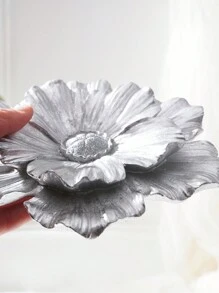 1PC, 7.5*7.5 Inch Large Flower Shaped Resin Wall Hanging Decor, Flower Wall Hanging, Floral Wall Decor, 3D Flower Wall Hanging, European Style Home Wall Warm Decoration Hanging, TV Background Wall Decor Hanging, Suitable For Home Hotel Restaurant Wall Atmosphere Decoration - Multicolor - View 11