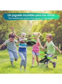 Helicoptero Radio Control Mini,Juguetes para Ninos 4 5 6 7 8 Años, Avión de Control Remoto Anti-caída, Helicoptero RC USB Recargable con Luz, Regalo Infantitiles para Navidad, Cumpleaños - Verde - Ver 8