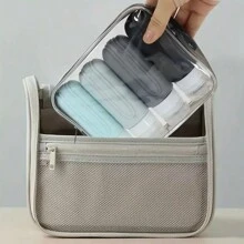 4 szt./zestaw 90 ml szczelna butelka podróżna z płynem do ponownego napełniania akcesoria podróżne do szamponu lub balsamu Cometic
