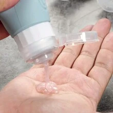 4 szt./zestaw 90 ml szczelna butelka podróżna z płynem do ponownego napełniania akcesoria podróżne do szamponu lub balsamu Cometic