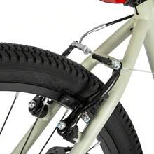 HILAND Redeem2.0 24 26 Pouces Vélo BMX Freestyle pour 8+ Ans Ado & Adulte, Vélo BMX Mono Vitesse avec 2 Pegs & V-Brake Arrière, Débutant à Confirmé, Rayons Multiples (Bleu/Gris Vert/Arc-en-ciel)