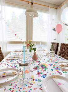 1200 pezzi Coriandoli colorati per compleanno, coriandoli a forma di palloncini e torte, coriandoli metallici, decorazioni da tavolo, decorazioni per feste di compleanno, fai da te, accessori per le decorazioni della festa, accessori per foto