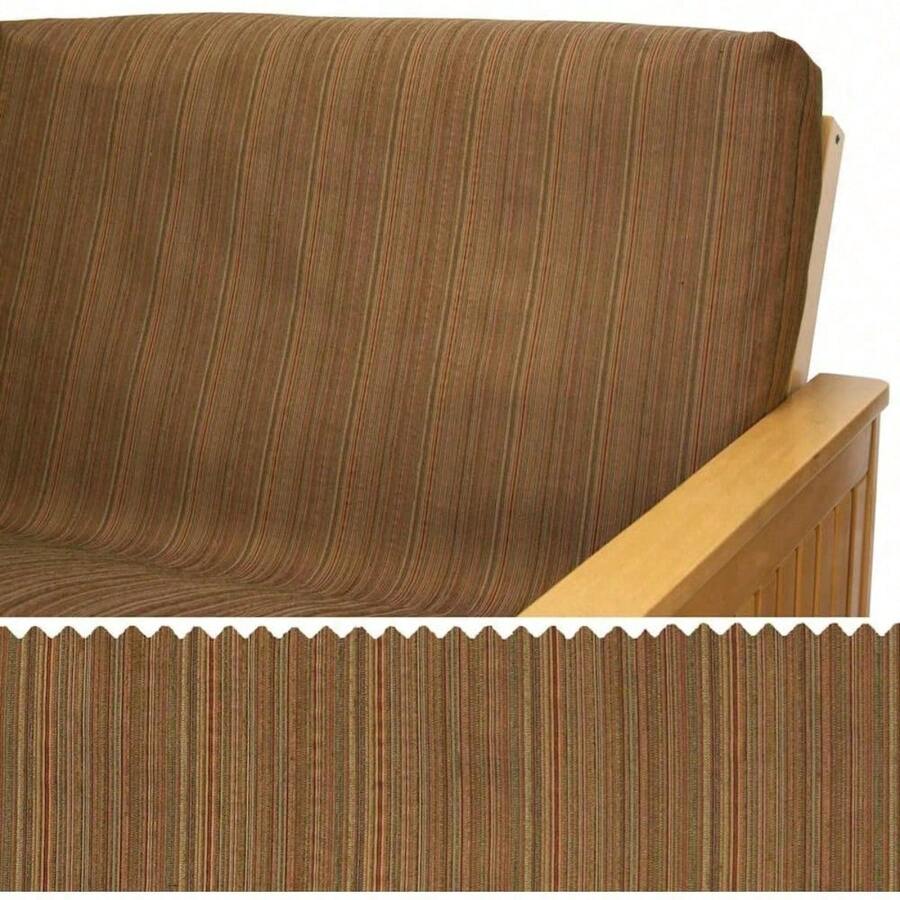 Chapan Stripe Futon Cover 379 Queen - Multicolor - View 1