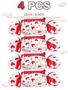 4/1pc Valentine's Day Surprise Money Pull Pouch, Red Heart Surprise Pull Out Money Gift Box, DIY Rectangle Christmas Money Pull Pouch Kit For Cash Gift, Fun Ways To Give Cash, Suitable For Valentine's Day, Wedding Anniversary, Birthday Party, Home Decoration