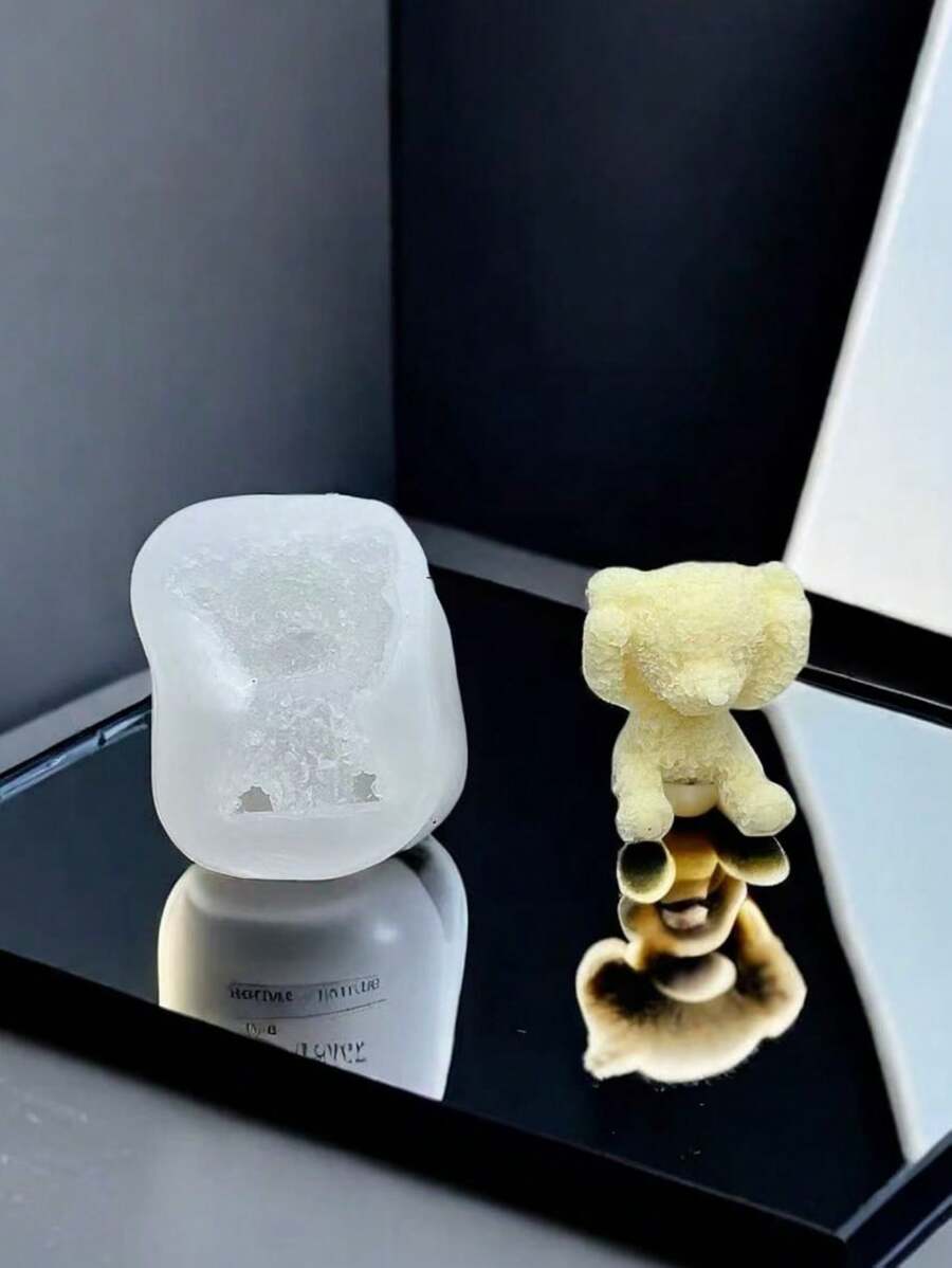 JOYWE Moules Bougie Boule Fleur Rose, Moule Résine Silicone Fleurs Rose