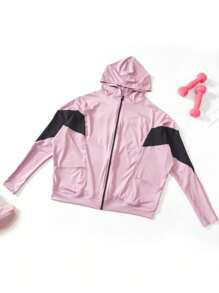 5pcs Women Sports Suit Set: Oversized Batwing Hoodie + Loose Sports T-Shirt + Sports Bra + Outdoor Pants + Loose Shorts
