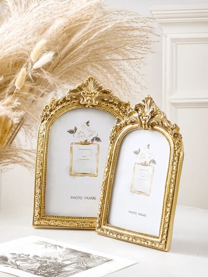 复古欧式金色拱门婚礼相册，浪漫复古相册，优雅收藏礼品，奢华桌面家居装饰