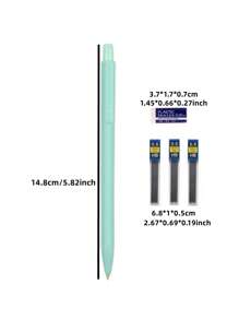 自动铅笔套装 0.5mm/0.7mm，6 色外壳自动铅笔，轻巧舒适握感，适合书写和绘画自动铅笔，可伸缩 0.5/0.7mm 笔尖，适用于书写、绘画、素描、学校办公用品、学生学习用品返校礼物 - 彩色 - 查看 12