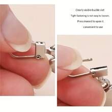 1/3/6/15PCS Removable Zipper Puller Replacement Metal Zipper Puller Slide Repair Kit, Flower Shaped Metal Zipper Set - Random Color - View 2