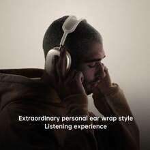 Apple AirPods Max (USB-C) 无线头戴式耳机，主动降噪，高保真音质，支持动态头部追踪，持久续航，USB-C 充电，蓝牙耳机，兼容 iPhone - 橙色 - 橘色 - 查看 4