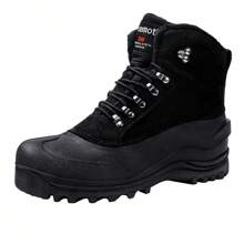 Riemot Women's Snow Boots, Waterproof Winter Boots For Dog Walking Hiking Trekking Fishing Riding Hunting, Mucker Yard Boots Gardening Shoes Warm Anti-Slip Ankle Boots - Black - View 2