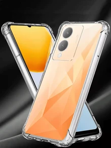 Shockproof Airbag TPU Case Compatible With Vivo / OnePlus Waterproof Anti-Fall Scratch Resistant - Clear - View 6