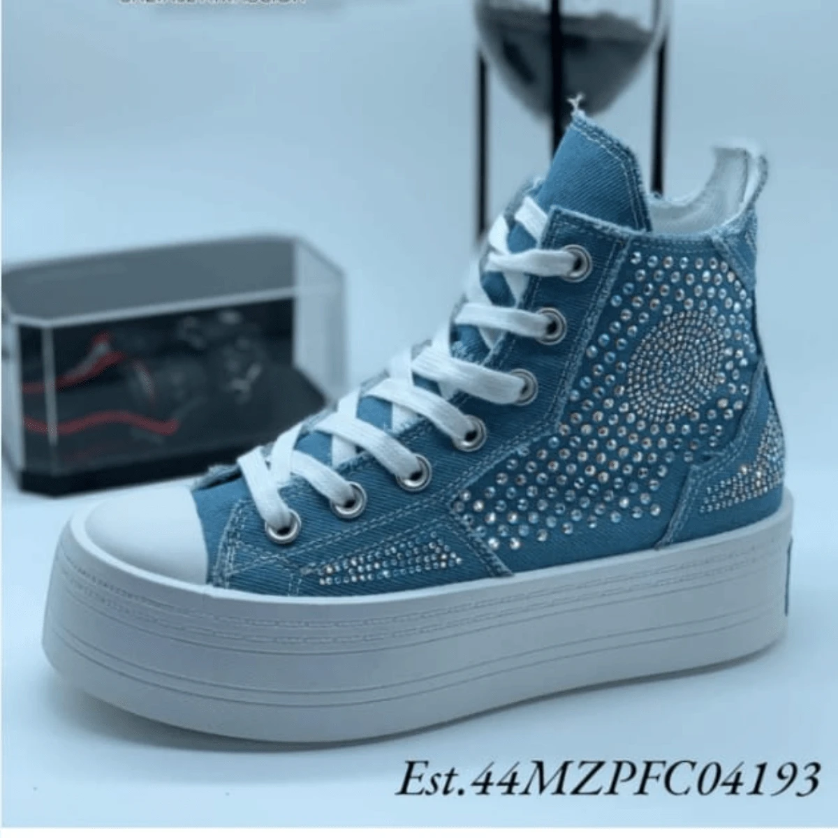 Tenis de bota - Azul - Ver 1