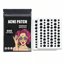 300/600/1200 PCS/SET Star Pimple Patch Acne Colorful Invisible Acne Removal Skin Care Stickers Concealer Face Spot Beauty - trắng - Xem 4